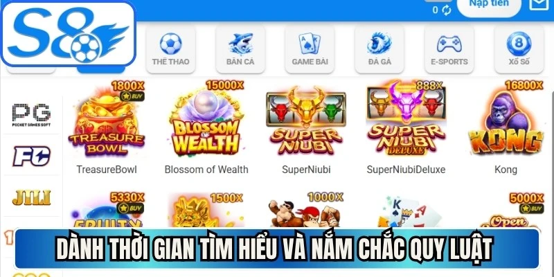 Dành thời gian tìm hiểu và nắm chắc quy luật của ván quay hũ